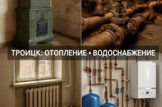 Троицк: отопление водоснабжение